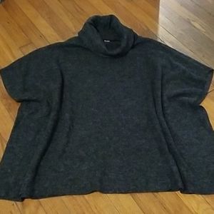 Gap Body Dark Heather Gray Poncho